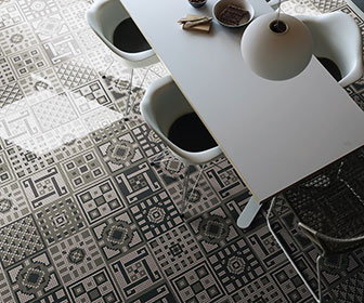 Piastrelle per pavimenti a mosaico appiani