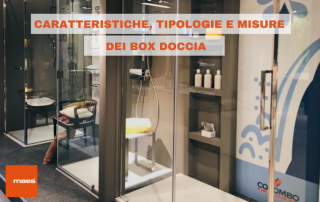 misure dei box doccia