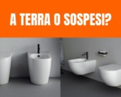 sanitari a terra o sospesi